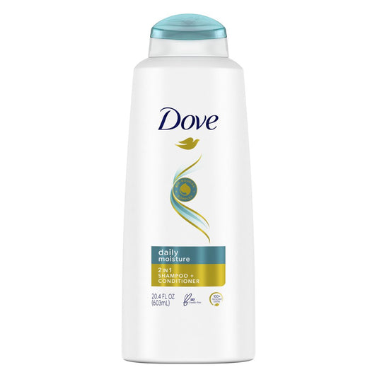 Daily Moisture Nourishing 2-In-1 Shampoo and Conditioner, 20.4 Fl Oz